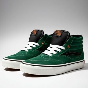 Vans Half Cab Skate PopCush Green Black Men’s 9 Sci‑Fi Japan